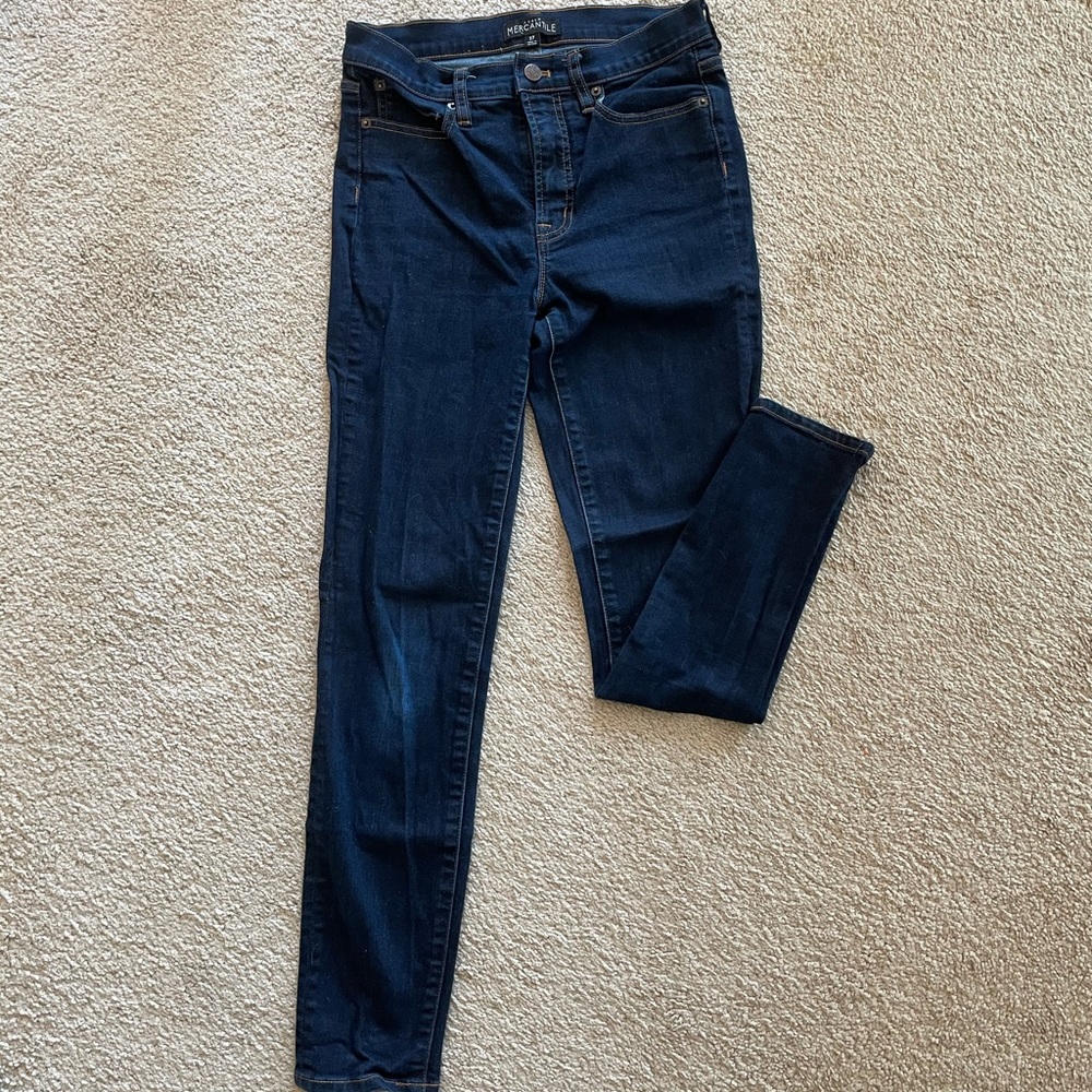 Dark wash J Crew Skinny Jeans